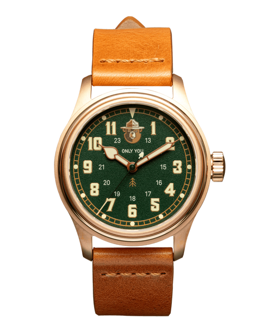 The Smokey Bear 80th Anniversary Edition Watch (Forest Green) - VERO Watch Company