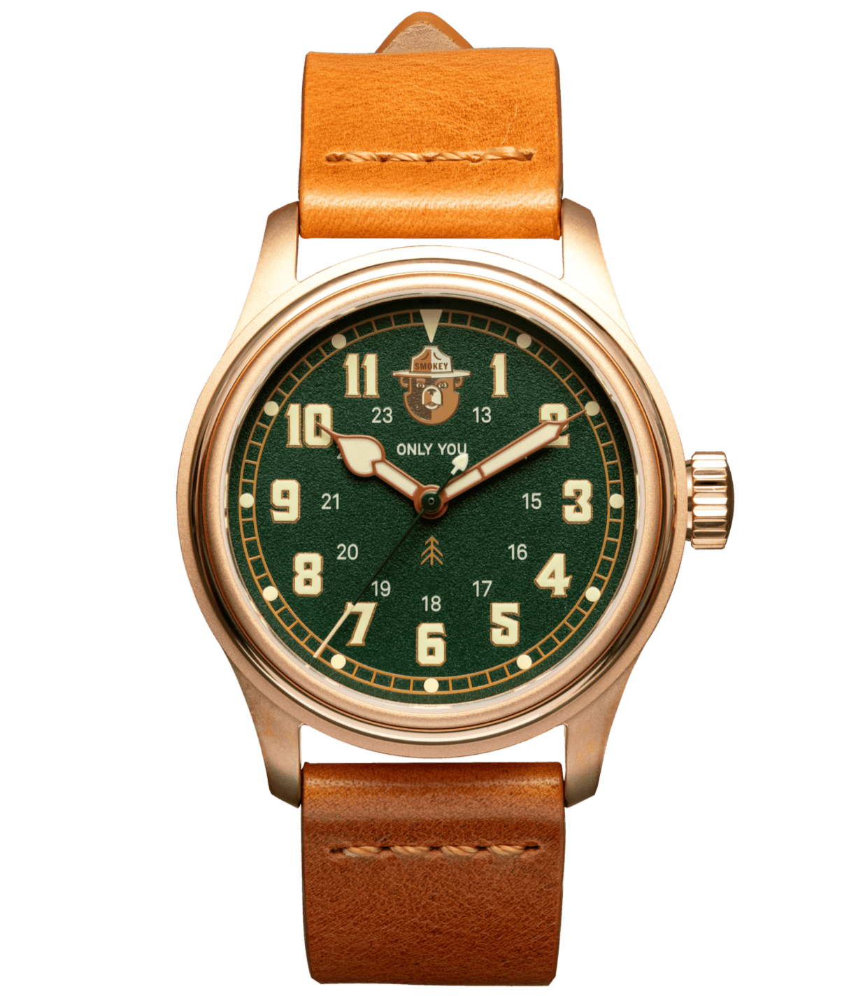 The Smokey Bear 80th Edition Forest Green – VERO Watch Company The Smokey Bear 80th Edition Forest Green – VERO Watch Company