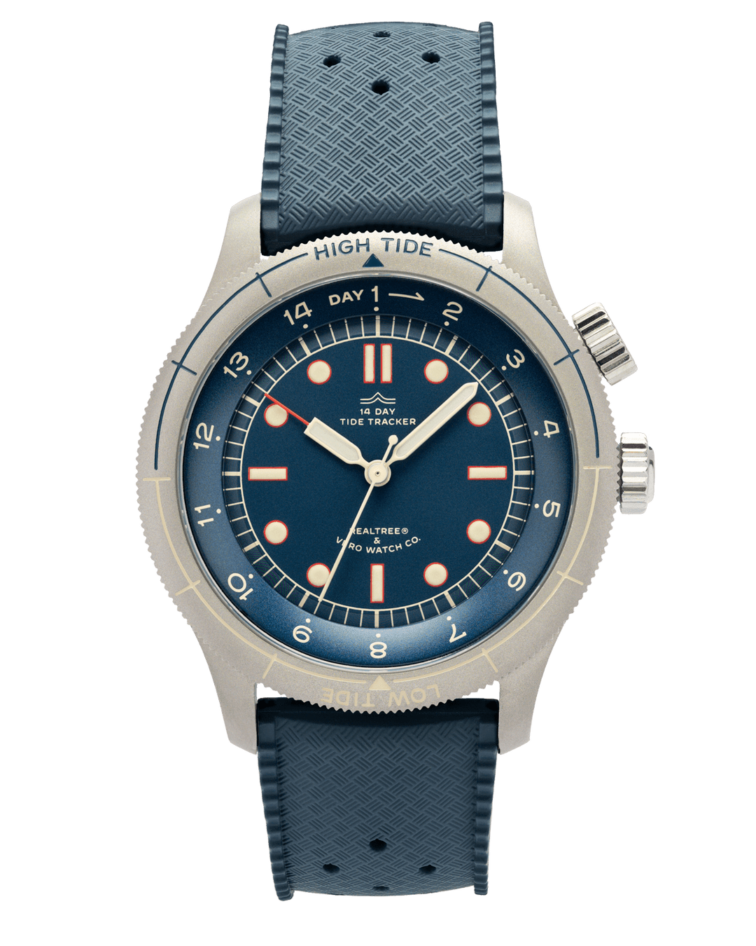 20mm Evening Tide FKM Rubber Strap - VERO Watch Company
