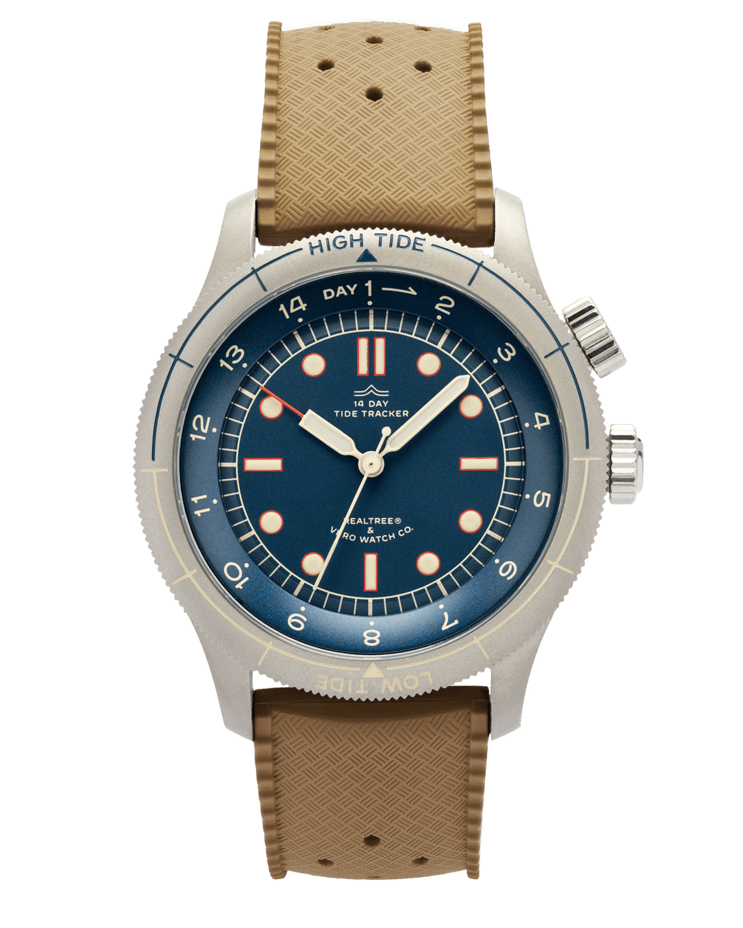 20mm Expedition Gold FKM Rubber Strap - VERO Watch Company