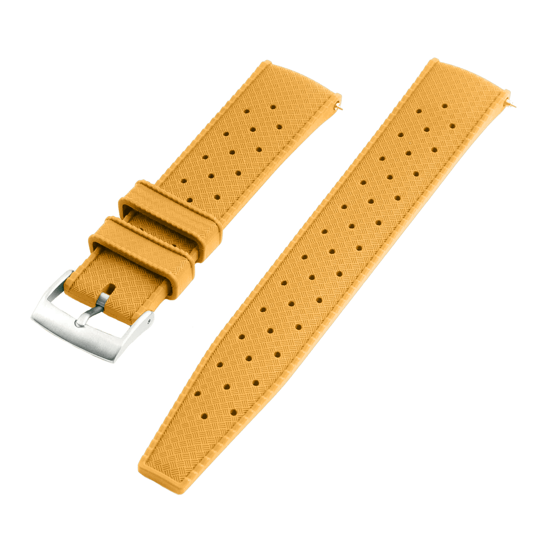 20mm Expedition Gold FKM Rubber Strap - VERO Watch Company