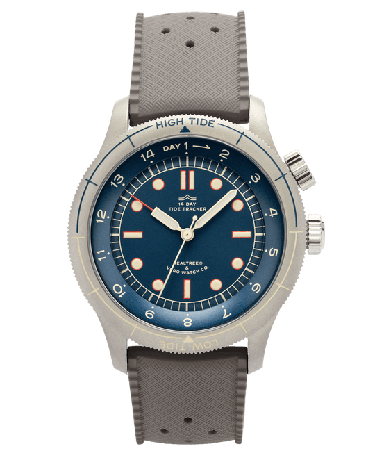 20mm Vintage Khaki FKM Rubber Strap - VERO Watch Company