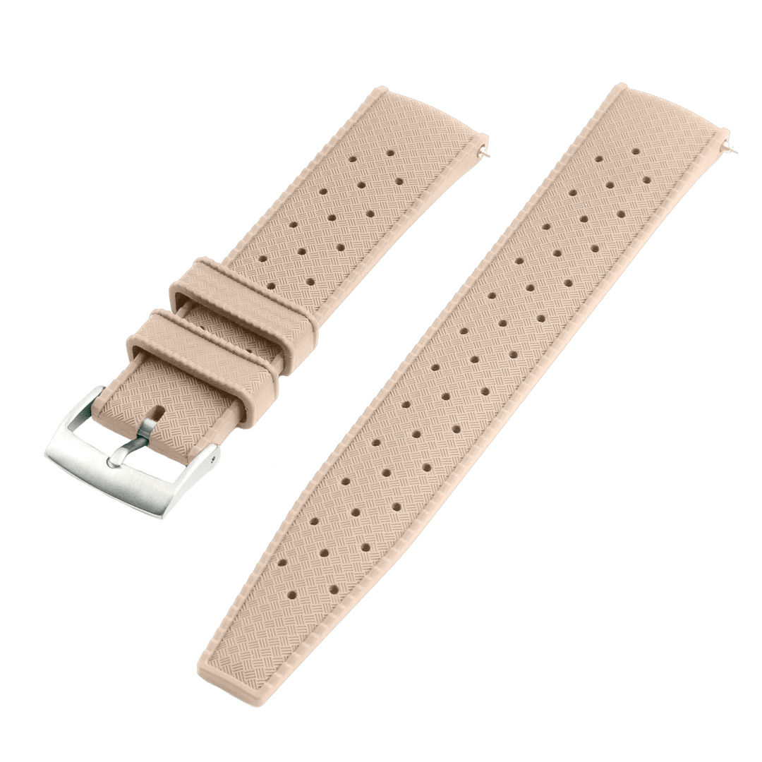 20mm Vintage Khaki FKM Rubber Strap - VERO Watch Company