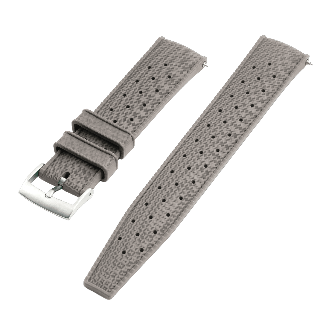 20mm Vintage Khaki FKM Rubber Strap - VERO Watch Company