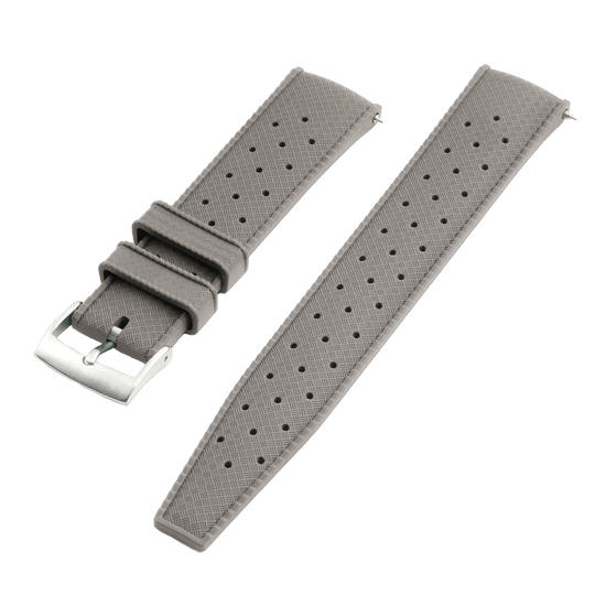 20mm Vintage Khaki FKM Rubber Strap - VERO Watch Company