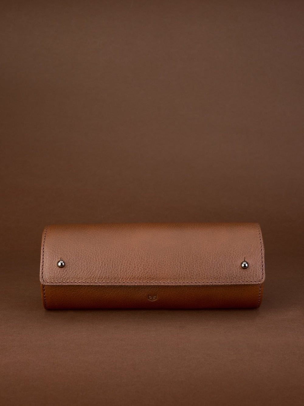 Capra Leather Travel Watch Case · Brown - VERO Watch Company