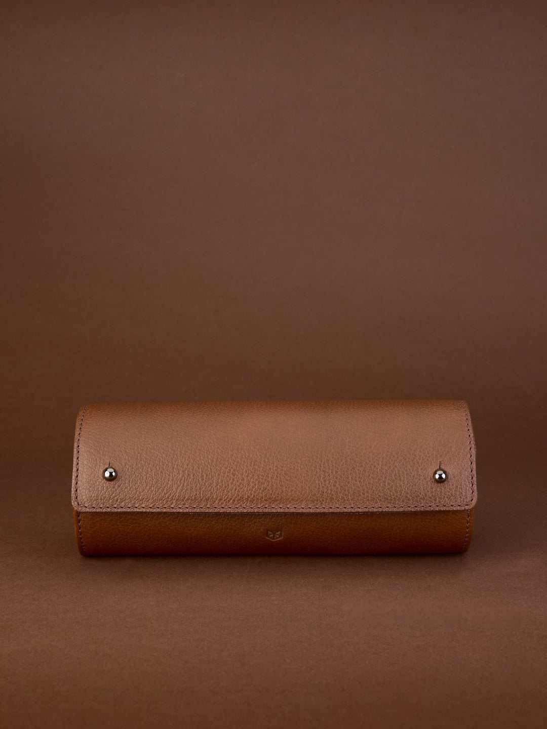 Capra Leather Travel Watch Case · Brown - VERO Watch Company