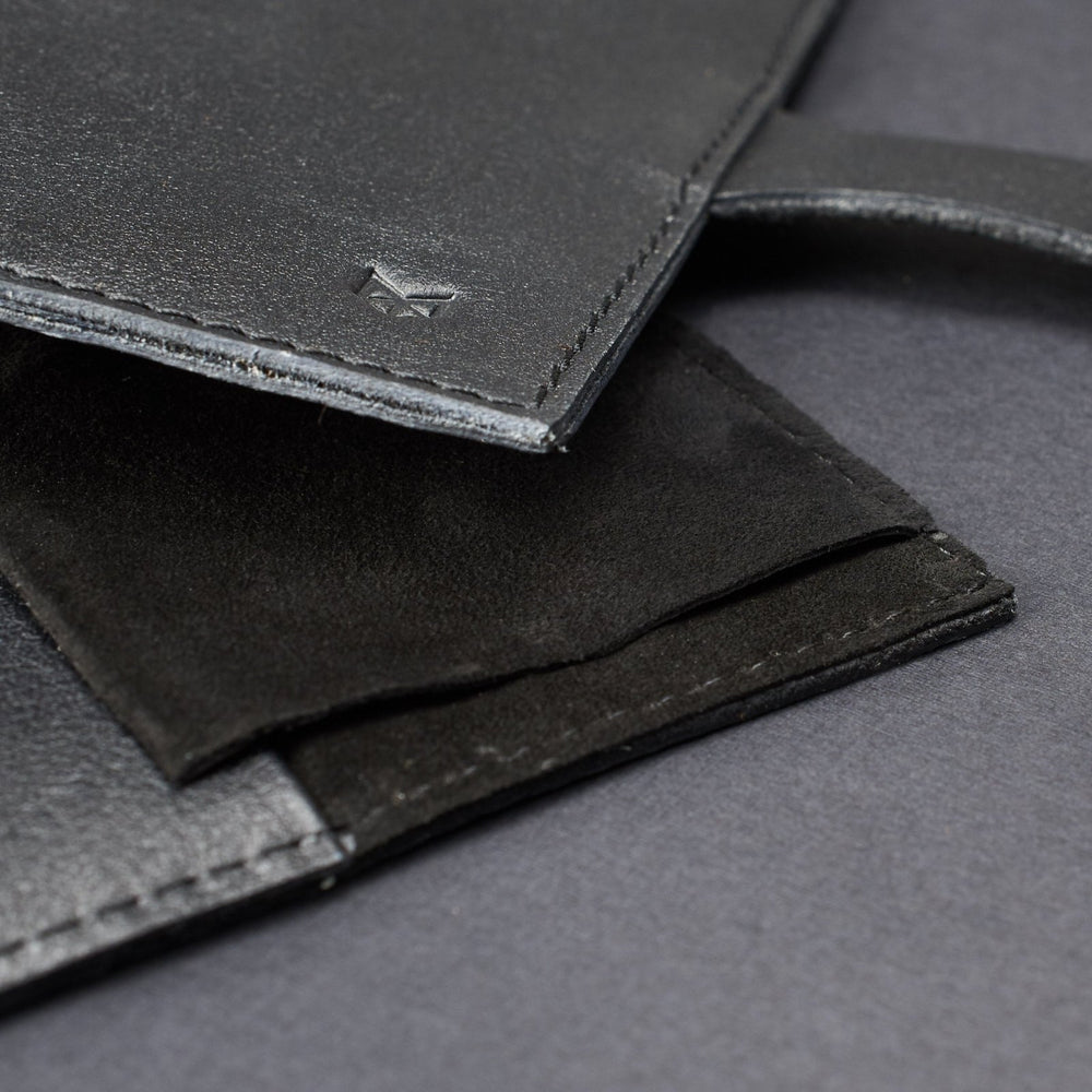Capra Leather Watch Roll · Black - VERO Watch Company
