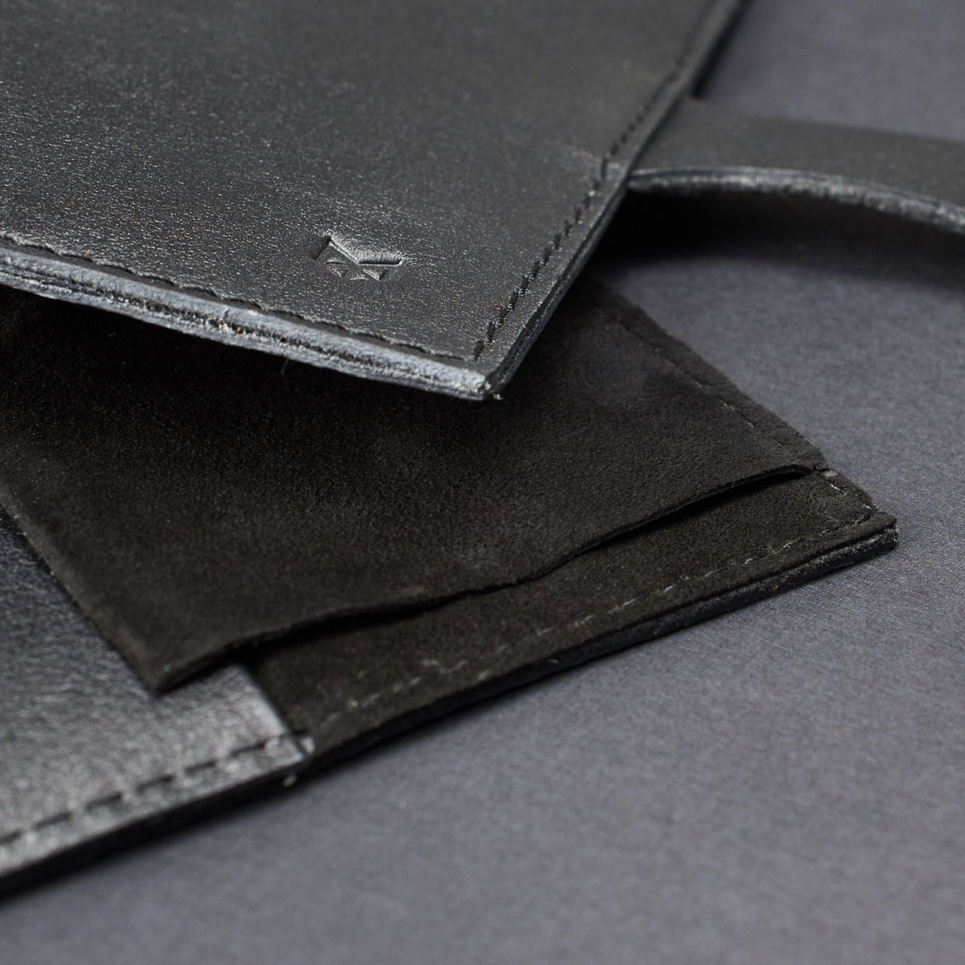 Capra Leather Watch Roll · Black - VERO Watch Company