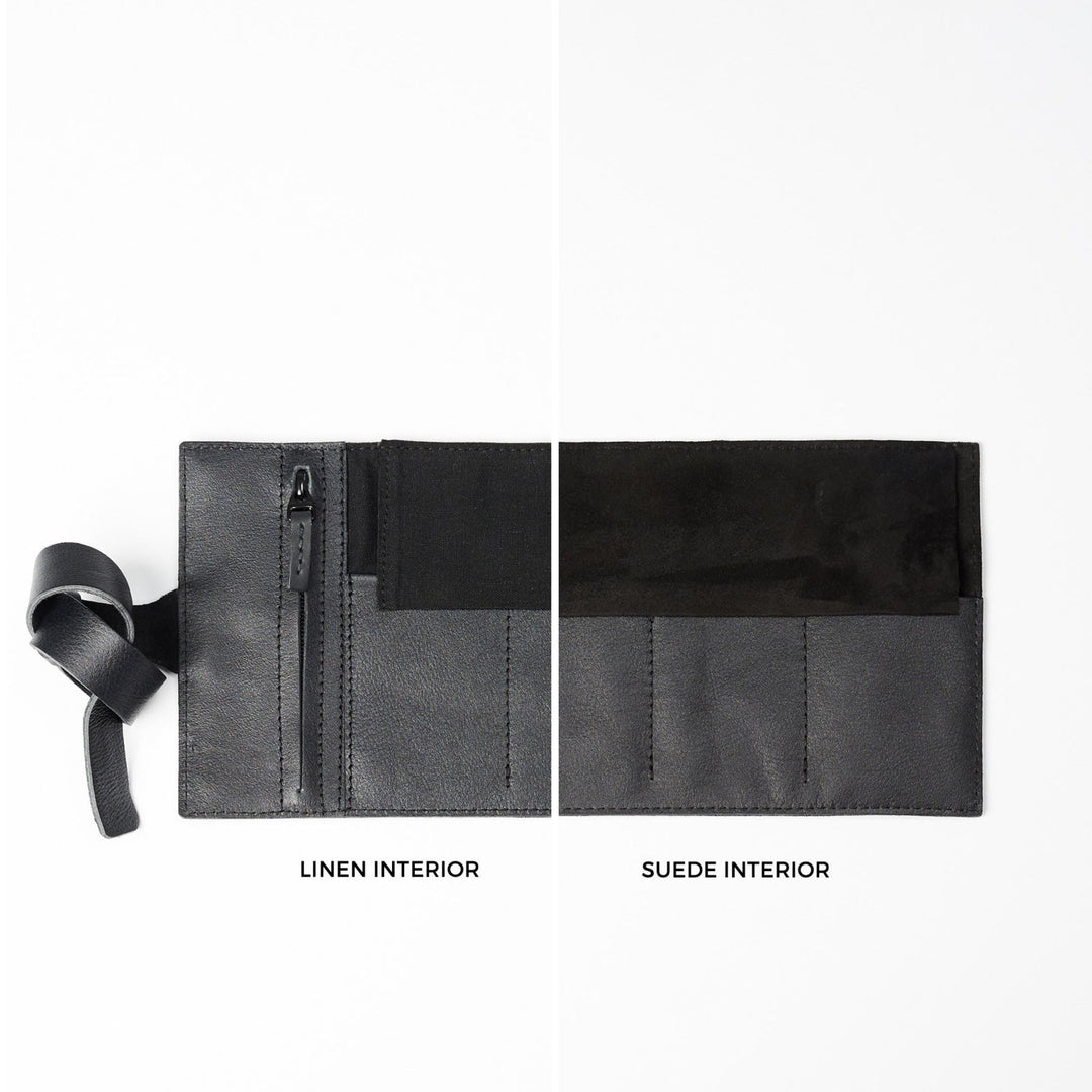 Capra Leather Watch Roll · Black - VERO Watch Company