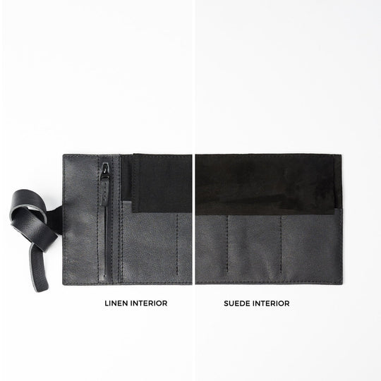 Capra Leather Watch Roll · Black - VERO Watch Company