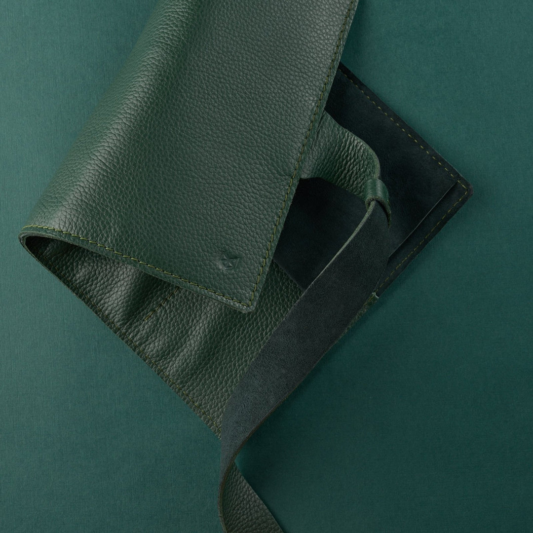 Capra Leather Watch Roll · Green - VERO Watch Company