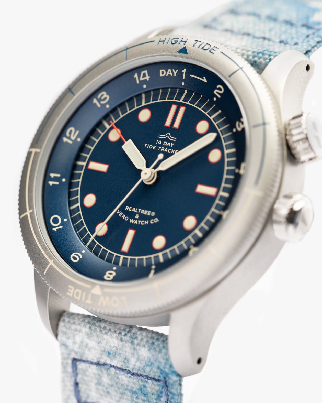 Realtree Tide Tracker Compass Blue – VERO Watch Company