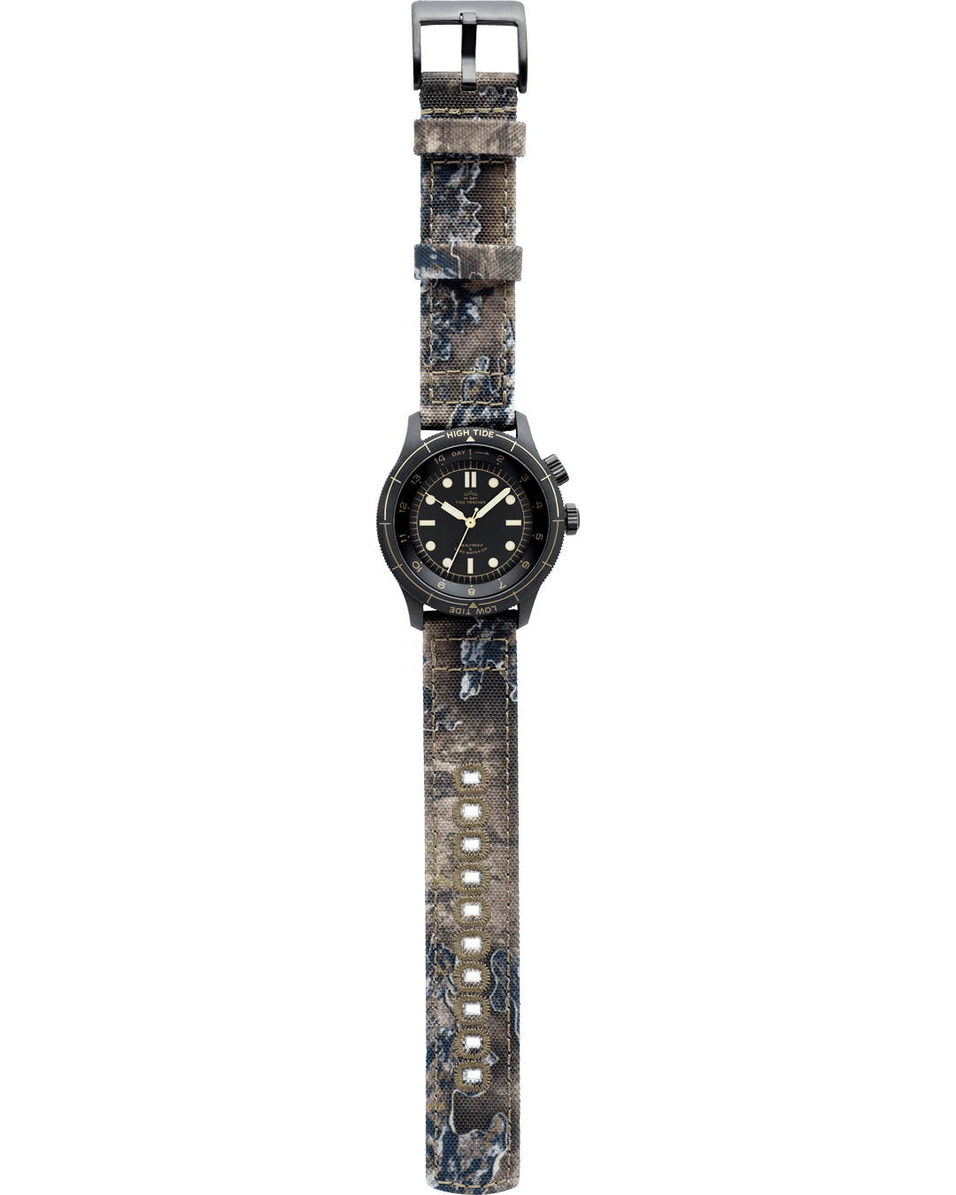 Realtree Tide Tracker Midnight Black - VERO Watch Company