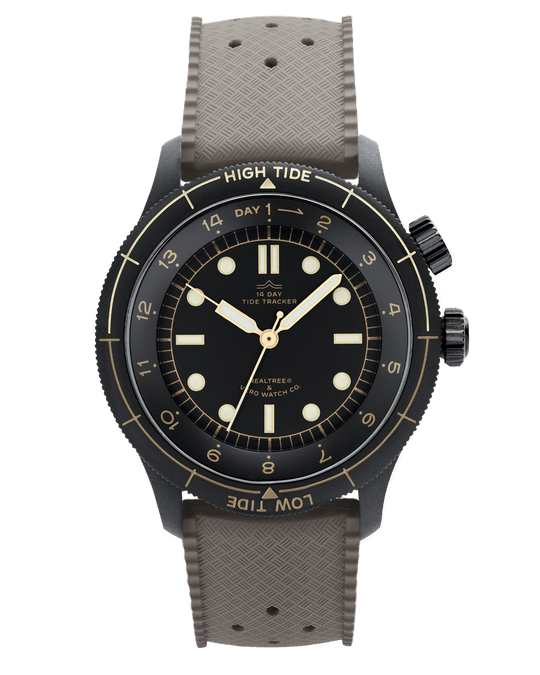 Realtree Tide Tracker Midnight Black - VERO Watch Company