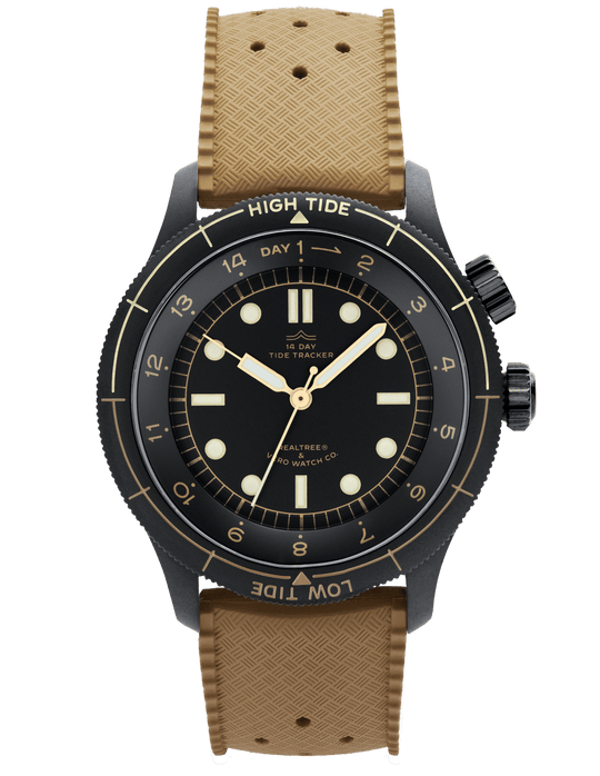 Realtree Tide Tracker Midnight Black - VERO Watch Company