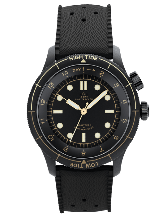 Realtree Tide Tracker Midnight Black - VERO Watch Company