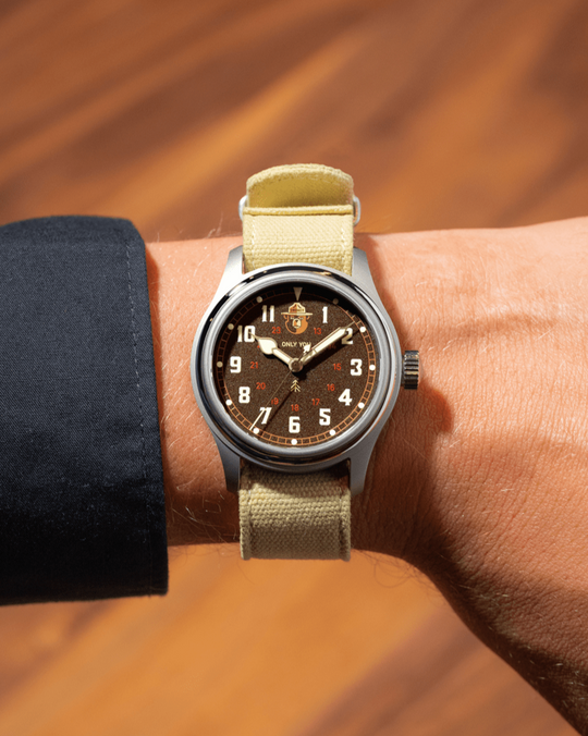 Smokey '44 + '64 Canvas Tan NATO - VERO Watch Company