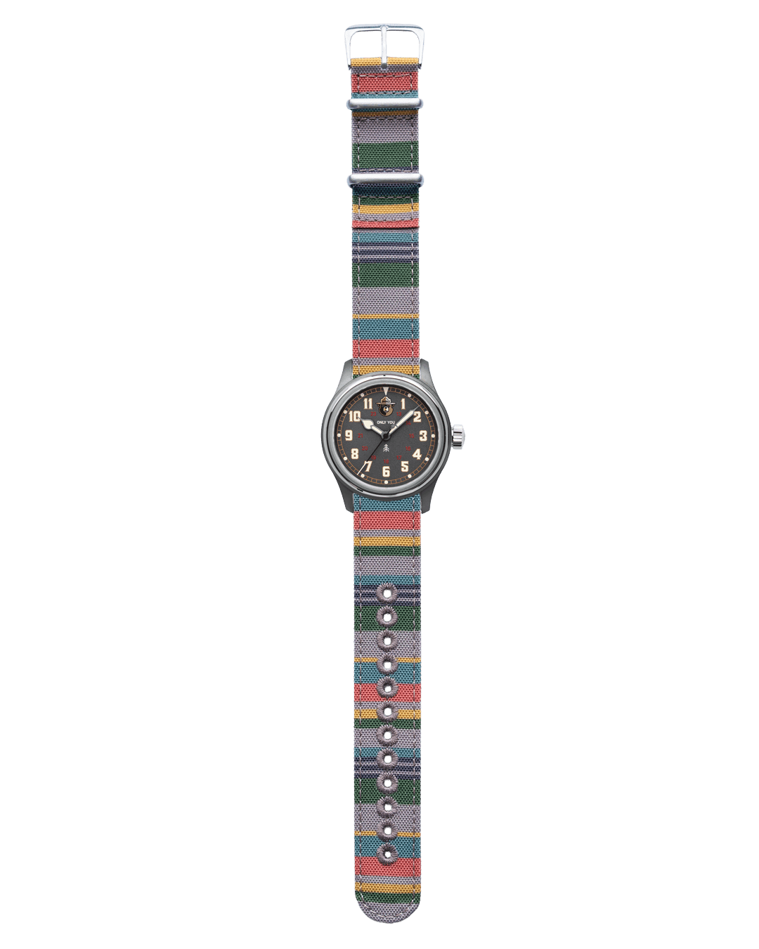 Smokey Bear Striped Canvas NATO Strap - VERO Watch Company
