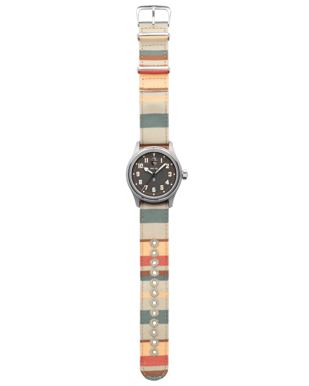 Smokey Bear Striped Canvas NATO Strap - VERO Watch Company