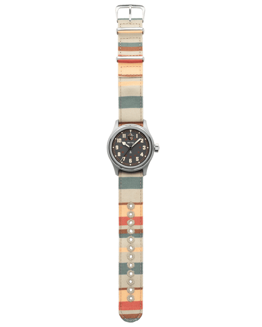 Smokey Bear Striped Canvas NATO Strap - VERO Watch Company