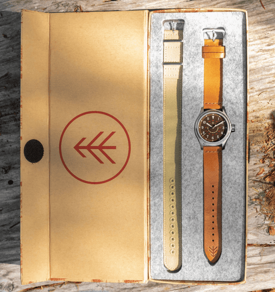 Smokey Bear Watch Leather Strap - VERO Watch Company