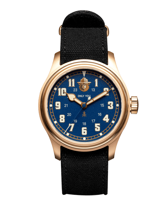 The Smokey Bear 80th Anniversary Edition Watch (Brilliant Blue) - VERO Watch Company