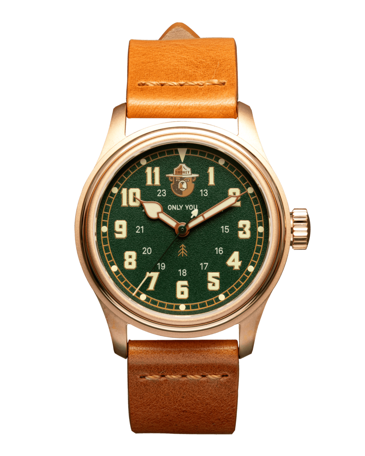 The Smokey Bear 80th Anniversary Edition Watch (Forest Green) - VERO Watch Company