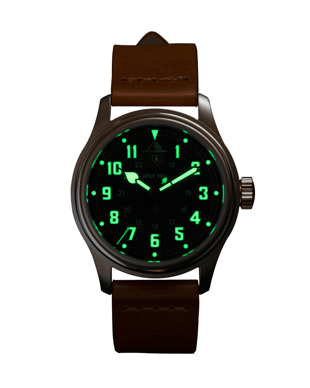 The Smokey Bear 80th Edition Forest Green – VERO Watch Company The Smokey Bear 80th Edition Forest Green – VERO Watch Company
