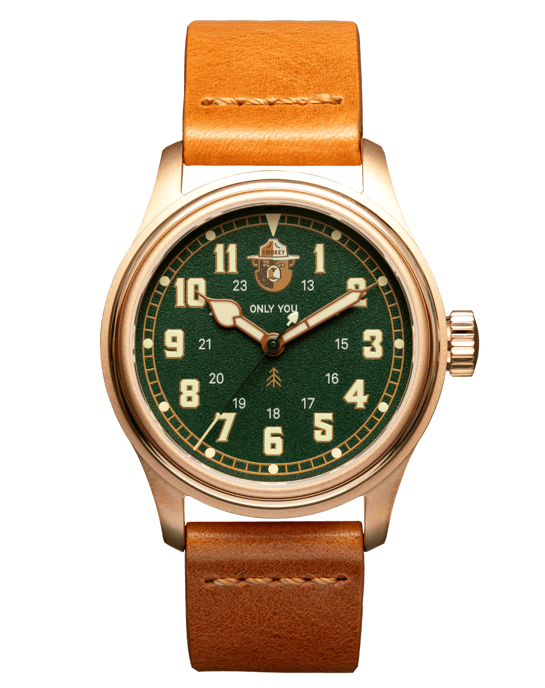 The Smokey Bear 80th Edition Forest Green - VERO Watch Company